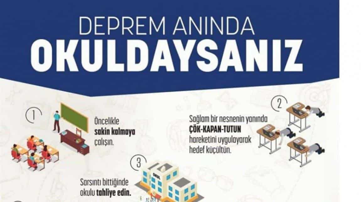 Türkiye Genelindeki Tüm Okullarda Eş Zamanlı Deprem Tatbikatı Yapıldı.